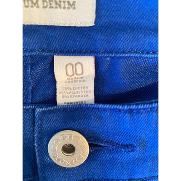 Chico's Platinum Blue Denim Ankle Jeans, Size 00 - Picture 2 of 9